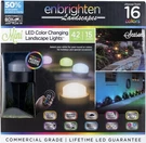 Enbrighten 42 Feet 14 Bulb - Landscape Mini Led Color Changing Lights W/remote. Fixed Price $69.00.