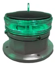 Marine Solar Warning Light - Green Led Dock Barge Safety Beacon 2NM. Fixed Price $67.95.