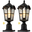 Vianis Dusk To Dawn Outdoor Post Light With Pier Mount Base. Fixed Price $89.98.