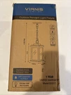 Vianis Outdoor Pendant Fixture, Exterior Hanging Lights. Fixed Price $49.99.