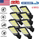 4/8PK 990000LM Solar Street Light Commercial Dusk To Dawn Outdoor Road Wall Lamp. Fixed Price $25.54.