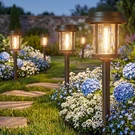 Xmcosy+ Solar Pathway 6 Pack, Bright 20 Lumens Garden Lights, Au.... Fixed Price $85.19.