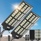 Okpro Solar Street Light 10000W 2 Pack IP66 Motion Sensor. Fixed Price $470.50.
