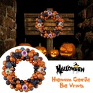 Halloween Ball Wreath Pumpkin Ornament Garland Decoration Festival Celebrations. Fixed Price $35.99.