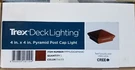 Trex Decking Pyramid Post Lighting - Fire Pit FPPYLEDCAP4X4C. Fixed Price $179.99.