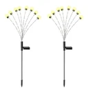 2-PACK Solar Firefly Pathway Stake Lights IP65 Waterproof Outdoor Decor. Fixed Price $37.99.