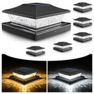 Volisun Solar Post Cap Lights Outdoor 4X4/6X6 Wooden/vinyl Pack, Black. Fixed Price $56.17.
