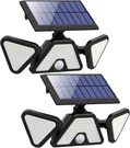 Solar Outdoor Lights, Heads Motion Sensor 203 B3-2P, White. Fixed Price $41.58.