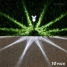 Denicmic Solar Pathway Lights Outdoor 10 Pack Led Waterproof Stainless Steel .... Fixed Price $31.78.