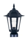 Black One Light Outdoor Pole Post Lantern From The Builder Cast Collection. Fixed Price $54.00.