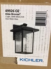 Kichler Capanna 16 In. 1-LIGHT Olde Bronze Outdoor Wall Sconce. Fixed Price $64.99.
