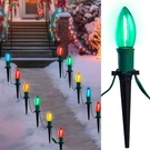 Joiedomi 30.75FT Christmas Multicolor Led C9 Pathway Lights, 24 Packs. Fixed Price $51.75.