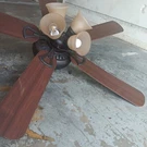 Harbor Breeze 52" Oil Rubbed Bronze Ceiling Fan Marbleized Glass Led Light Kit. Fixed Price $65.00.