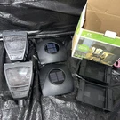Maggift Solar Pathway Light 2 Pack Black Fencepost Lamp With Wall Mount. Fixed Price $15.95.