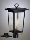 Edishine 19 In. Large 1-LIGHT Black Aluminum Dusk To Dawn Pier Mount. Fixed Price $39.56.