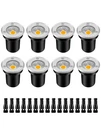 Zuckeo 8-PACK 3W 12-24V Low Voltage Led Landscape Well Lights Waterproof IP67. Fixed Price $89.98.
