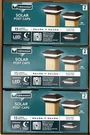 Lot Of - Veranda Solar Led Deck Post Cap Light 2 Pack 4X4 6X6 Black Outdoor. Fixed Price $125.00.