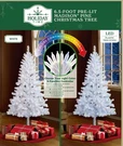Holiday Time 6.5' Pre-lit White Madison Pine Color Changing Lights 8 Function. Fixed Price $39.00.
