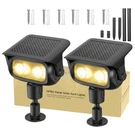 Createstar Solar Spot Lights Outdoor Waterproof IP67, Warm White Landscape Li.... Fixed Price $48.74.