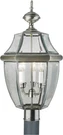 Forte Lighting 1604-03 Three 24" Tall Post Grey. Fixed Price $139.40.