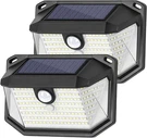 Solar Outdoor Lights, 2-PACK Super Bright 178 Leds Motion Sensor Wall With. Fixed Price $17.68.