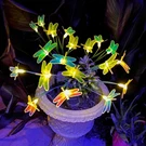 Anordsem Solar Garden Lights Outdoor: 8 Removable Optical Fiber Dragonflies 2.... Fixed Price $15.66.
