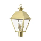 Livex Lighting 27219 Wentworth 3 22" Tall Post - Brass. Fixed Price $799.96.
