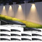 Brightever Solar Fence Lights Outdoor 12-PACK, Waterproof Led Powered D.... Fixed Price $64.13.