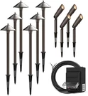Goodsmann Landscape Lighting Kit Low Voltage Transformer 10-PIECE Spot. Fixed Price $269.99.