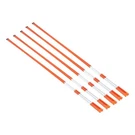 Orange Reflective Markers 5/16" Diameter Driveway Snow Stakes 6FEET Long. Fixed Price $70.30.