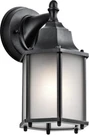 Kichler Chesapeake 10.25 In. 1-LIGHT Black Outdoor Wall Lantern Sconce 1-PACK. Fixed Price $14.99.