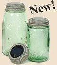 Galvanized Solar Powered Mason Canning Fruit Ball Jar Led Lid Light Rustic Lamp. Fixed Price $54.80.
