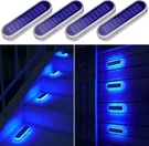 Yilaie Blue Solar Dock Deck Lights Powered Outdoor Waterproof, Stick On. Fixed Price $43.43.