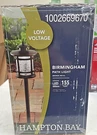 Hampton Bay Birmingham 155 Lumen Oil Rubbed Bronze Led Landscape Path Light *A1. Fixed Price $33.99.