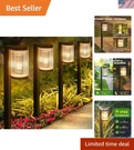 Elegant And Durable Solar Pathway Lights, 6 Pack - Long Lasting Outdoor Lighting. Fixed Price $67.19.