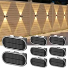 Solar Fence Lights Up Down: Led Wall Outdoor IP65 Waterproof - 1.... Fixed Price $78.57.