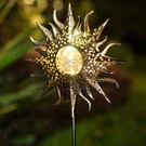 Sun Solar Lights Garden Outdoor Waterproof Metal Decorative Stakes Fo.... Fixed Price $38.33.