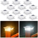 6/8/12 Pack Led Solar Post Lights Outdoor Deck Cap Fence Pvc Vinyl 4X4 6X6. Fixed Price $66.99.