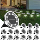 Solar Ground LIGHTS,16 Pack Outdoor Waterproof, Garden. Fixed Price $56.99.
