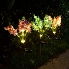 Solar Purple Flower Light 6 Warm Led Outdoor Garden Yard Lawn Decor Waterproof. Fixed Price $10.99.
