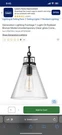 Generation Lighting Feiss P1370SN Frontage 1-LIGHT Satin Nickel Pendant. Fixed Price $150.00.