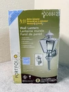 Portfolio Outdoor Motion Activated Wall Lantern Silver Finish Exterior Light New. Fixed Price $34.95.