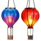 Solar Lantern 2 Pcs Hot Air Balloon Waterproof Hanging Garden Decor Teresas Yard. Fixed Price $59.99.