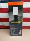 Hampton Bay 350 Lumen Low Voltage Black Led Smart Outdoor Bollard Light. Fixed Price $33.24.
