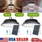 300W Led Solar Power Pendant Lights Garage Shop Lamp For Shed Barn Gazebo Yard. Fixed Price $50.98.