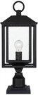 John Timberland Califa 21 3/4" Black Seeded Glass Pier Mount Light. Fixed Price $244.98.