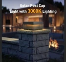 Mvbt Solar Post Cap Light, Modern Outdoor Fence Deck Column Lamp Lantern. Fixed Price $46.80.