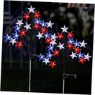 Reyeeinc Solar 4TH Of July Stake Lights, Red White And Blue 2 Pack. Fixed Price $37.35.
