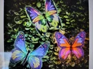 Exhart Set Of 3 Large Solar Butterfly Garden Stakes. Fixed Price $19.00.