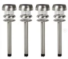 Pure Garden Solar Powered Stainless Steel Path Led Lights (4-PACK). Fixed Price $27.30.